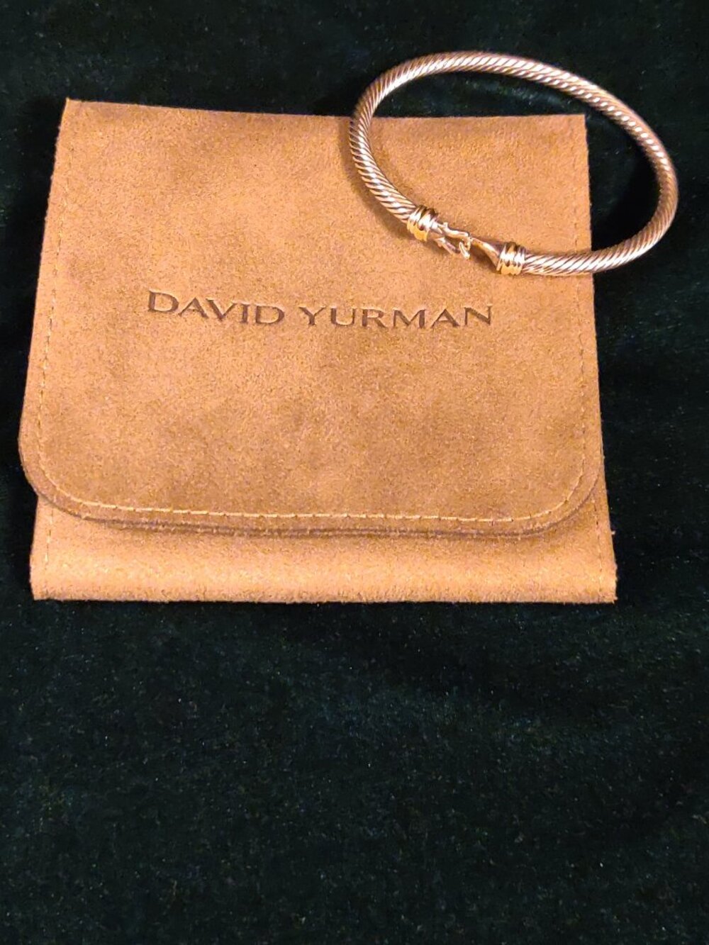 David Yurman Cable Flex Buckle Bracelet 4mm Size Medium